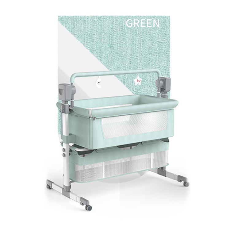 High Quality Portable Baby Cribs Folding Bedside Portable Cradle Baby Swing Baby Bassinet