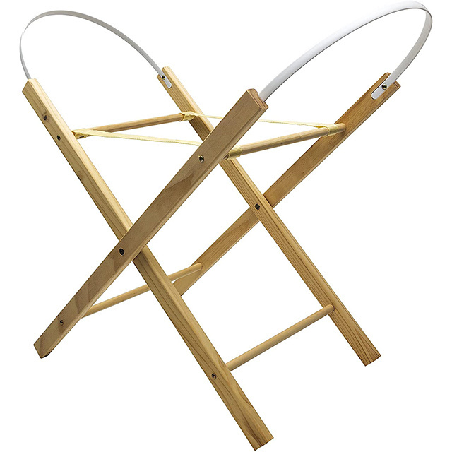 Hight Quality Baby Wicker Moses Basket With Rocking Stand