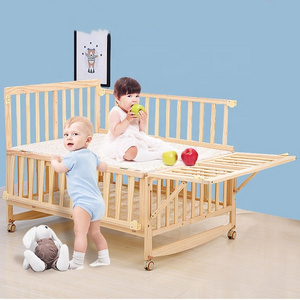 Best Selling Home Furniture Baby Product Wooden Double Baby Cot/Adult Size Crib/Baby Cribs For Twins