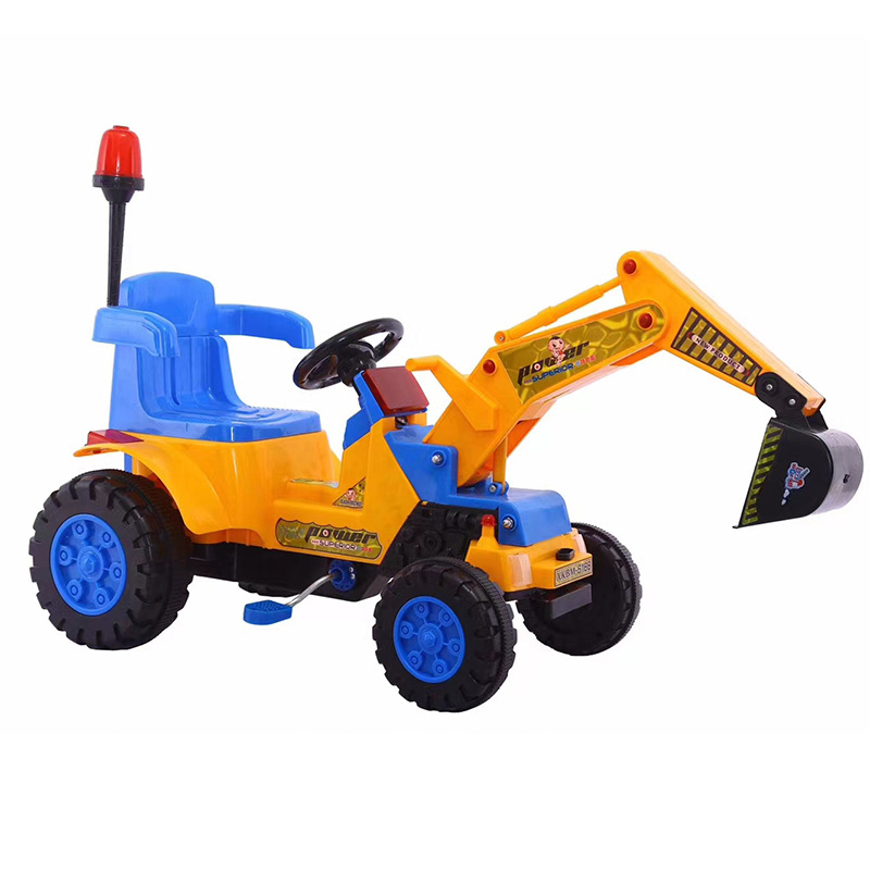 Hot Selling Baby Toys Electric Ride On Car Push Hand 4 Wheels Child Slide/Excavator Baby Car Music And Light