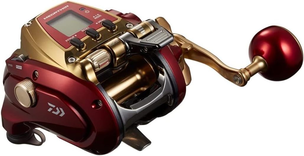 Seaborg 500MJ-AT Electric Reel 22 (2022 Model) Right Hand Red Gold 1 Kilograms