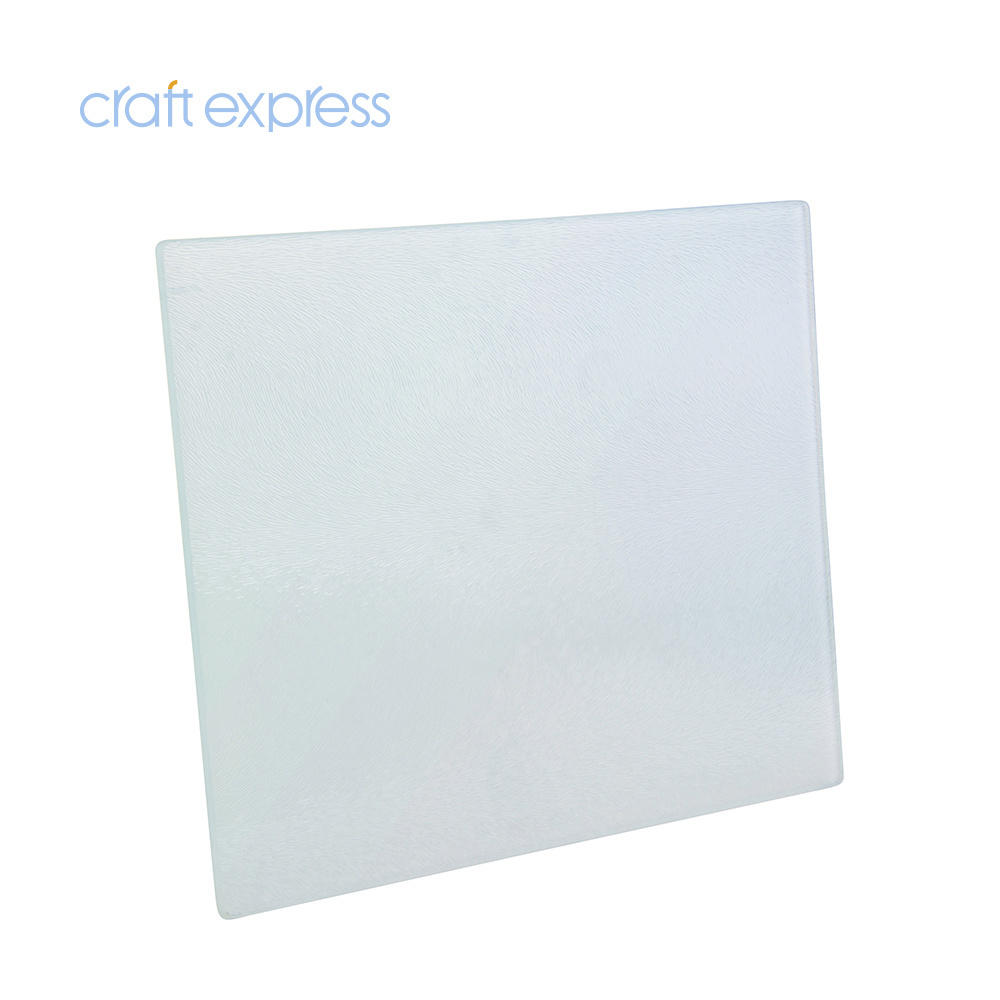 Craft Express Wholesale Custom Sublimation Blanks Table Mat 23*23cm Blank Frosted Shot Glass Cutting Boards For Sublimation