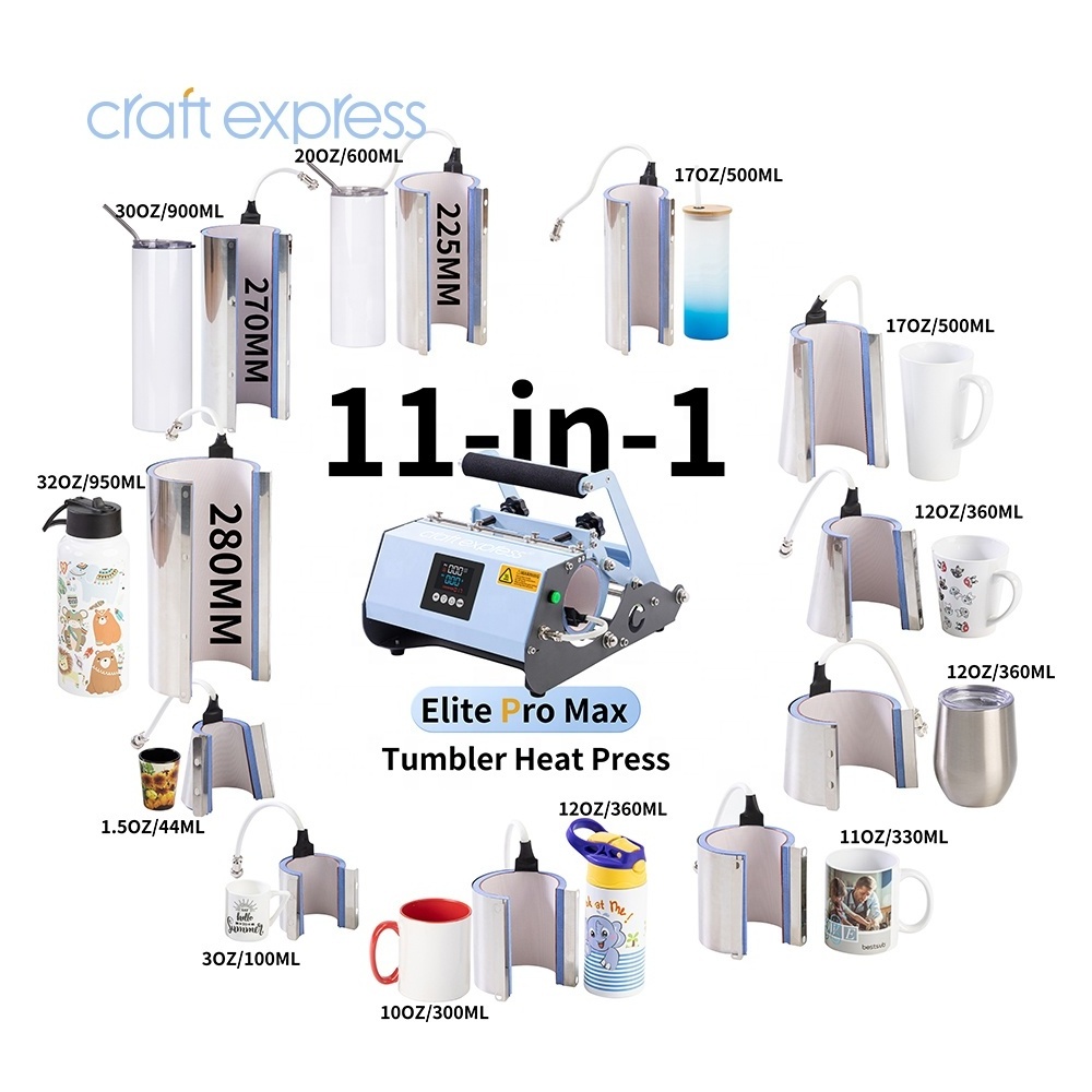 Craft Express Wholesale Custom Sublimation Printing Transfer Digital Machine Water Coffee Mug Skinny Tumbler Heat Press Machine