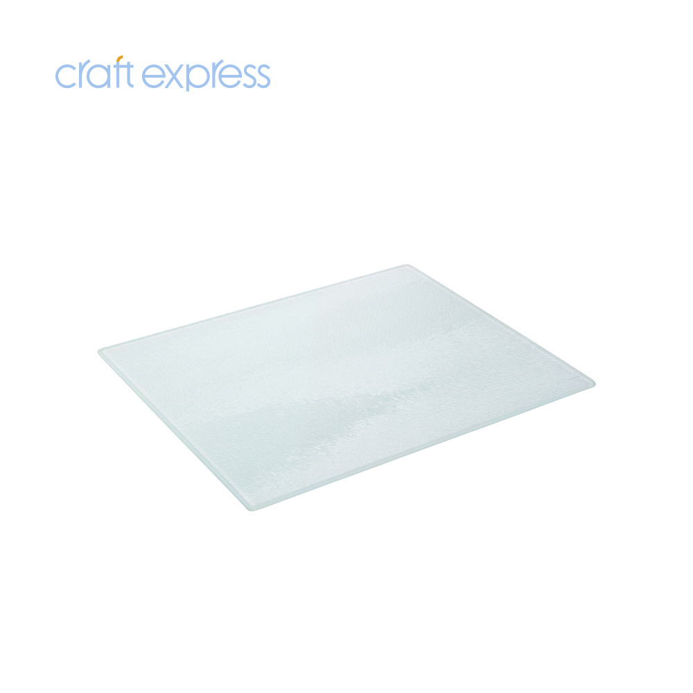 Craft Express Wholesale Custom Sublimation Blanks Table Mat 23*23cm Blank Frosted Shot Glass Cutting Boards For Sublimation