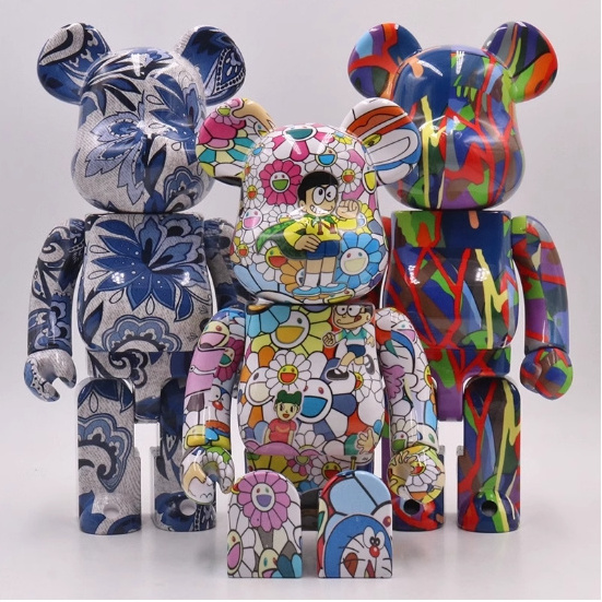 Factory Direct Sales Action Figure 28cm Kaw 70cm Kaw Large Ornament  Vinyl Bearbrick 1000% for Living Room