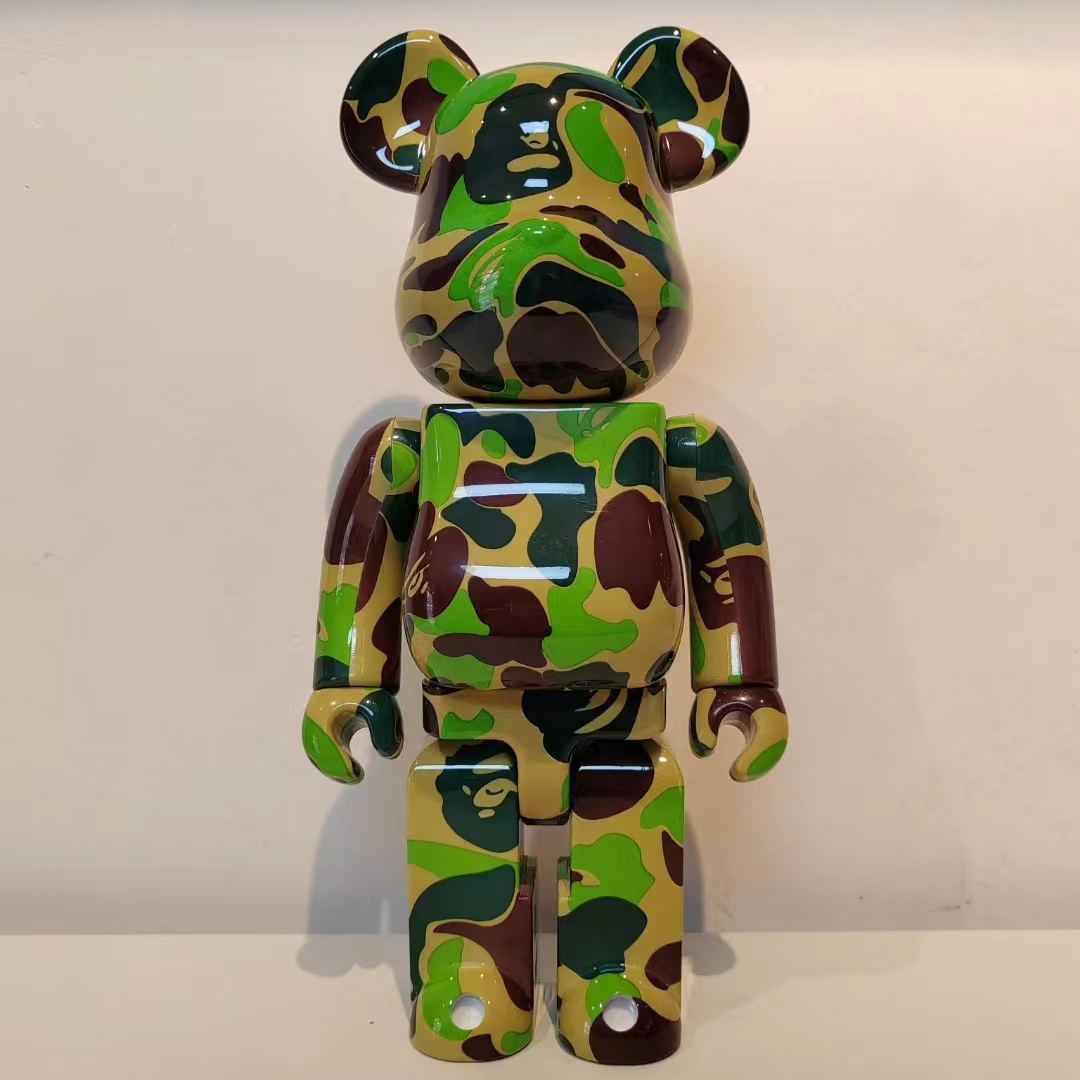 Diy Paint Bape Bearbrick 100 100% 400 400% 1:1 1000% 28cm 70cm Camouflage Box Vinyl Toy