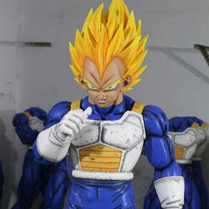 Custom Hand Crafted 1:1 Large Life Size Japan Anime Dragon Ball Character Vegeta Statue Goku Statue