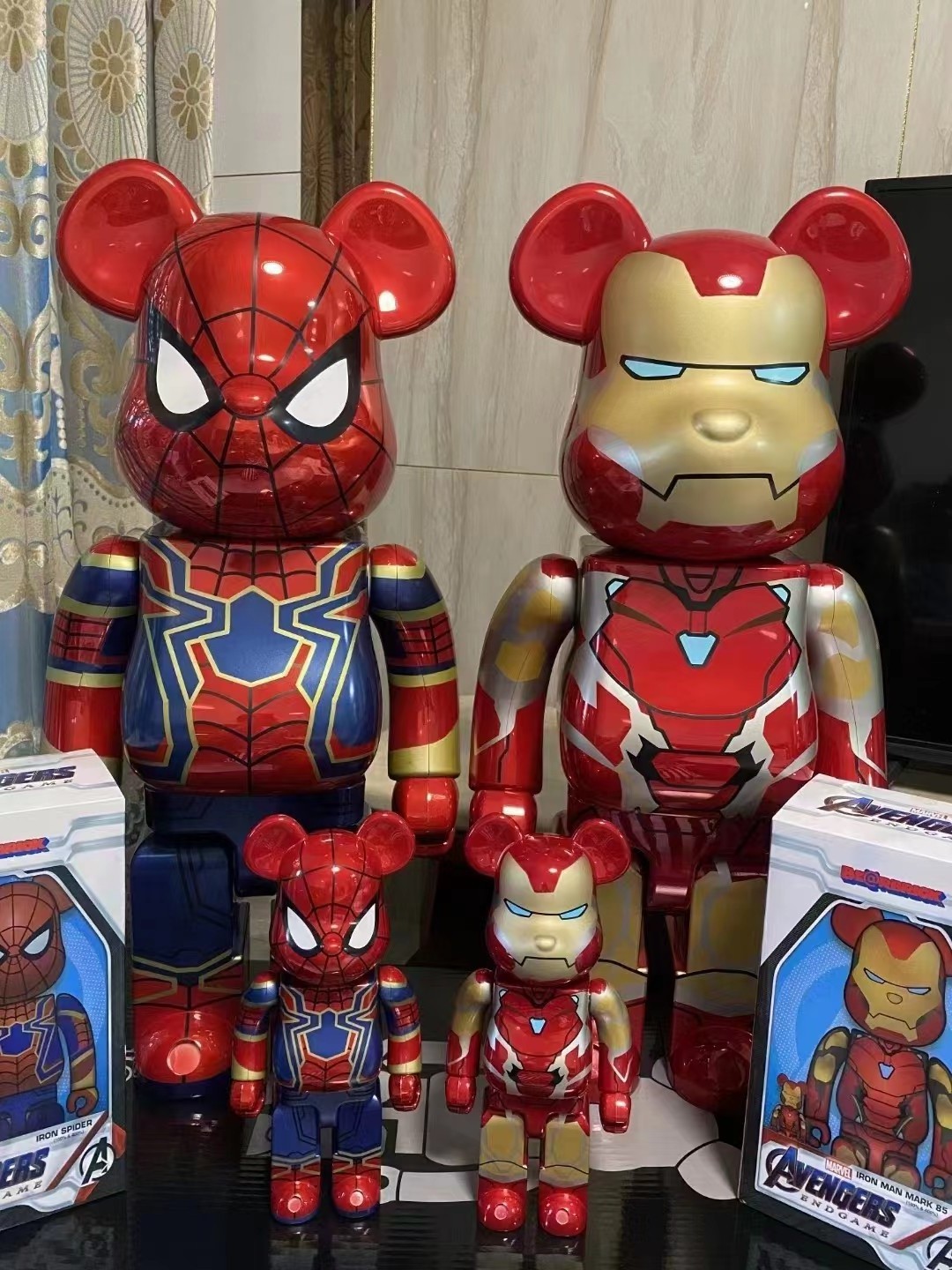 Action Figure Status Plastic Toy Collect Big Figural Statues 400% 28cm 1000% 70cm Bearbrick 1000 70cm