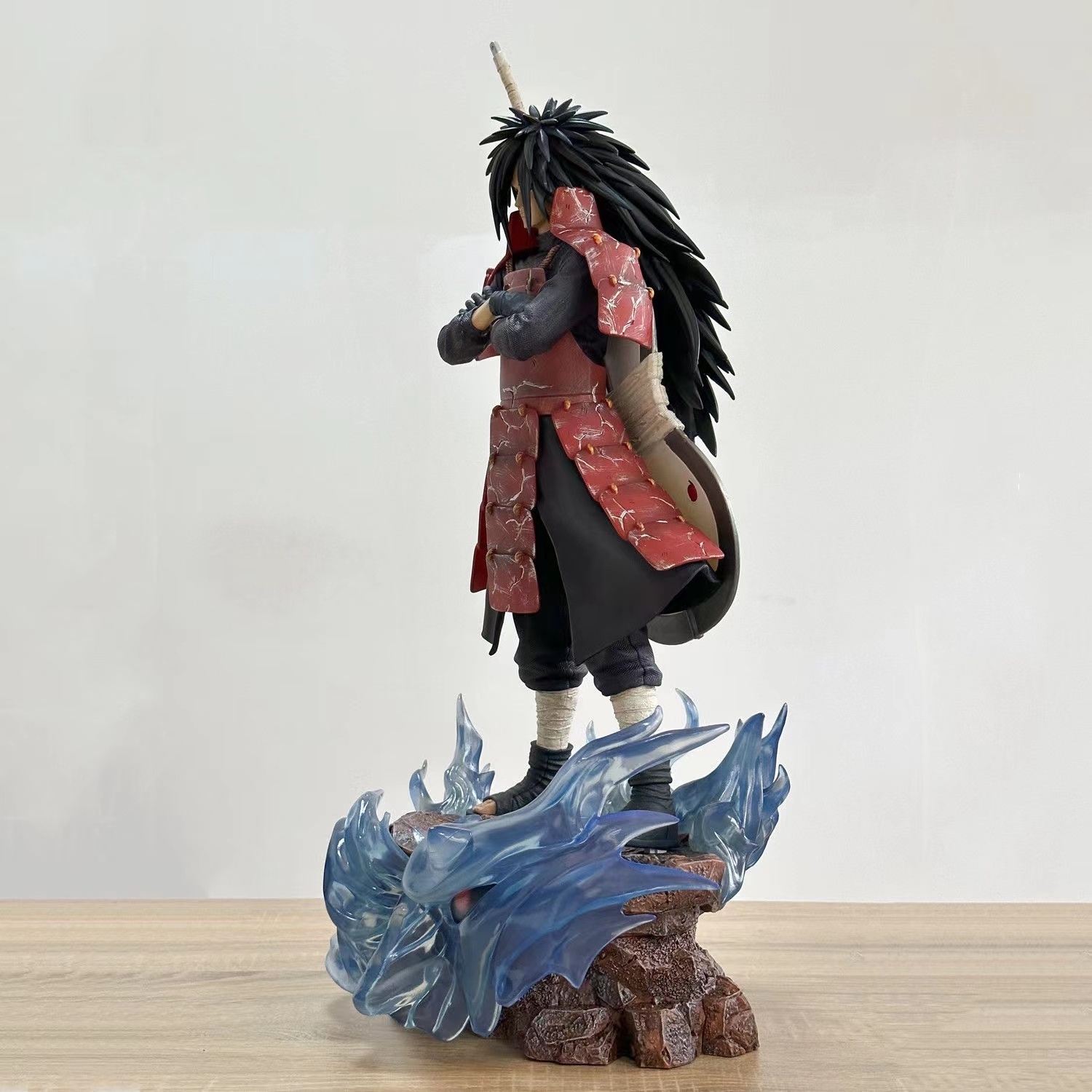 62cm Anime N aruto Figure GK Shippuuden Kyuubi Susanoo Uchiha Madara Action Figurine PVC Collectible Model Toys Statue Gifts