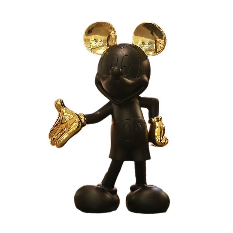 Wholesale Mickey Sculpture Life Size Fiberglass Mickey Mouse Statues Painting Mickey Sculpture Home Decoration