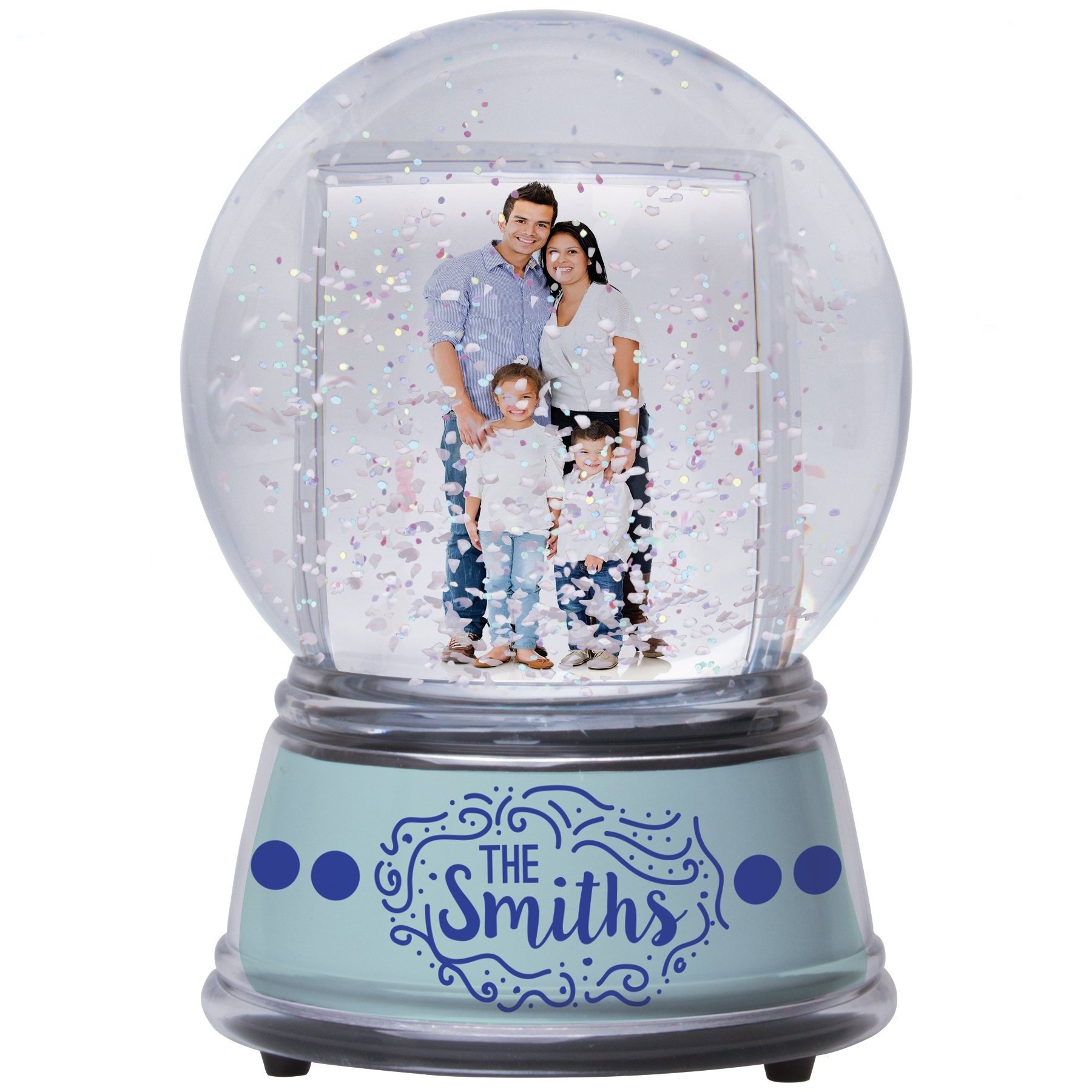 Whosale Customized Diy Glass Empty Plascic Photo Wedding Couple Snow Crystal Ball Globe With Picture Frame Glitter