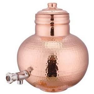 Vintage Collectible Copper  Plated Jug High Quality Hot Selling Handmade Hammered Water Storage Container