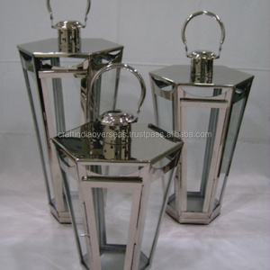 Stainless Steel Hurricane Lantern Candle Lantern for home decoration use