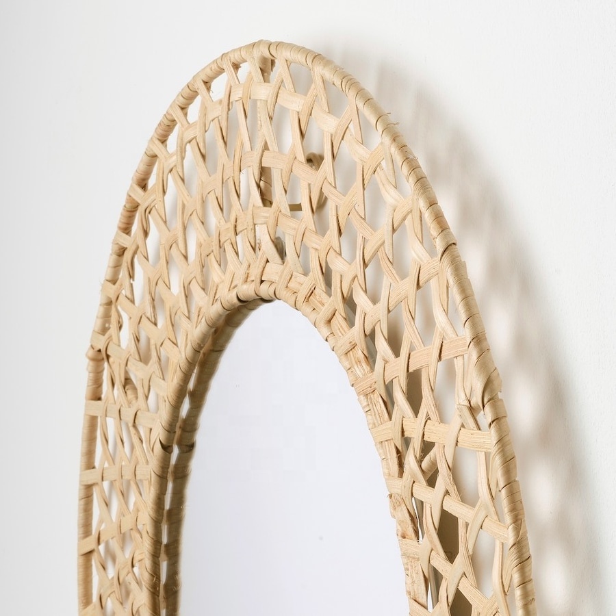 Rattan Border Mirror