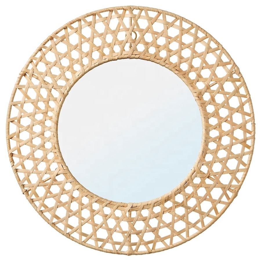 Rattan Border Mirror