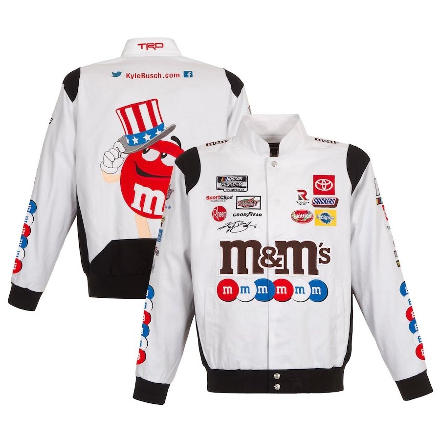 Kyle Busch M&M's Racing NASCAR Twill Jacket