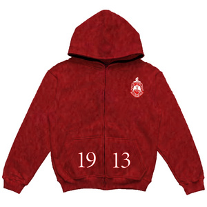 Delta Sigma Theta Zip Up Hoodie Sweatshirt DST Zipper Up Customized Hoodies And Sweatshirt