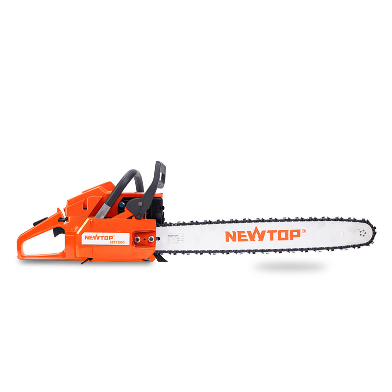 Chinese Upgraded mpdel 7210 72cc gasoline chain saws HUS268 272 petrol chainsaw with esay starter