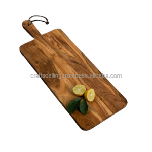 Wholesale Kitchen  Acacia Wood Charcuterie Board Cheese Fruits Vegetable Chopping Serving Cutting Board by Crafts Calling