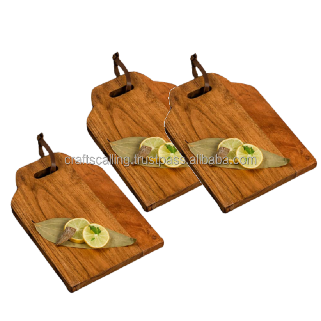 Wholesale Kitchen  Acacia Wood Charcuterie Board Cheese Fruits Vegetable Chopping Serving Cutting Board by Crafts Calling