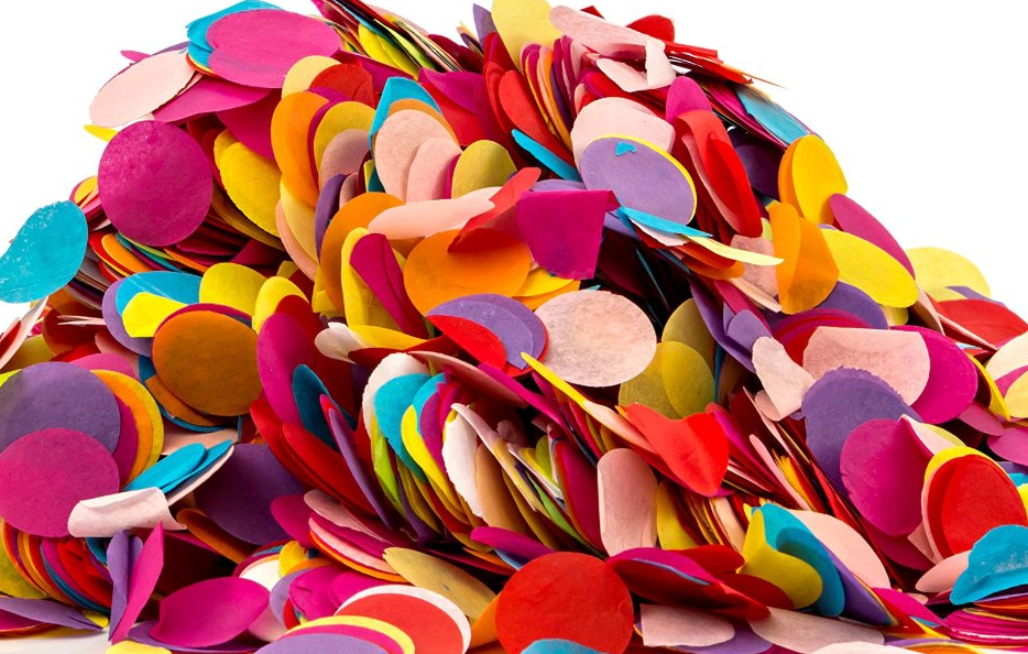 Factory Supply Biodegradable Confetti Bulk Wedding Party Multicolor   Paper Confetti  Popper