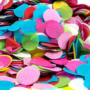 Factory Supply Biodegradable Confetti Bulk Wedding Party Multicolor   Paper Confetti  Popper