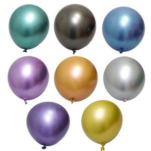 Nitrosamines free chrome Latex Balloons for Birthday Wedding Anniversary Party