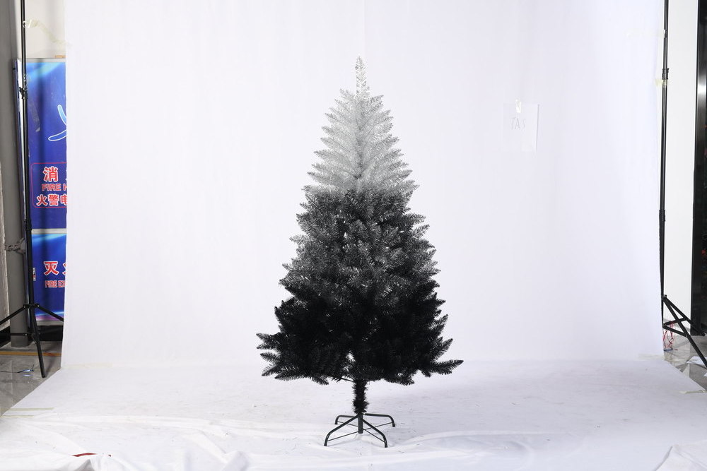 7ft Black Christmas Tree 2022 Christmas Carnival Christmas Decoration Tree