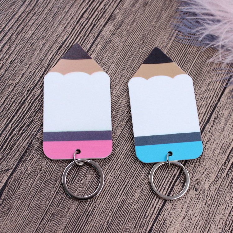 Custom Logo Printed Make Acrylic Pencil Keychain Custom Acrylic Cute Blank Card Holder Keychain Acrylic Key Chain Blanks Circles