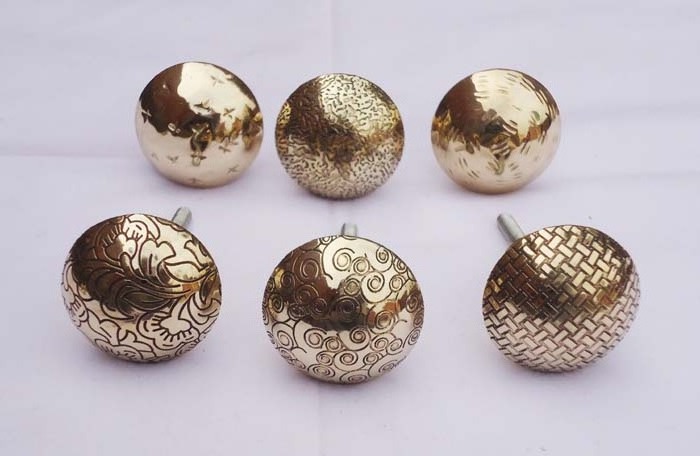 Brass metal Knobs for Cabinets and Cupboards