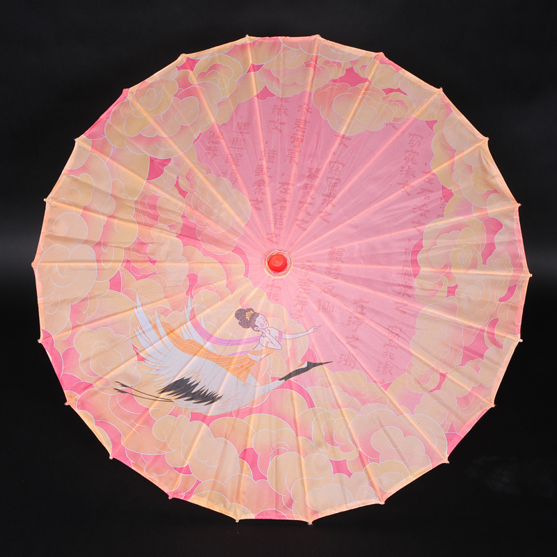 Chinese traditional handmade parasol folded oil paper umbrellas with photo print paper parasol wedding