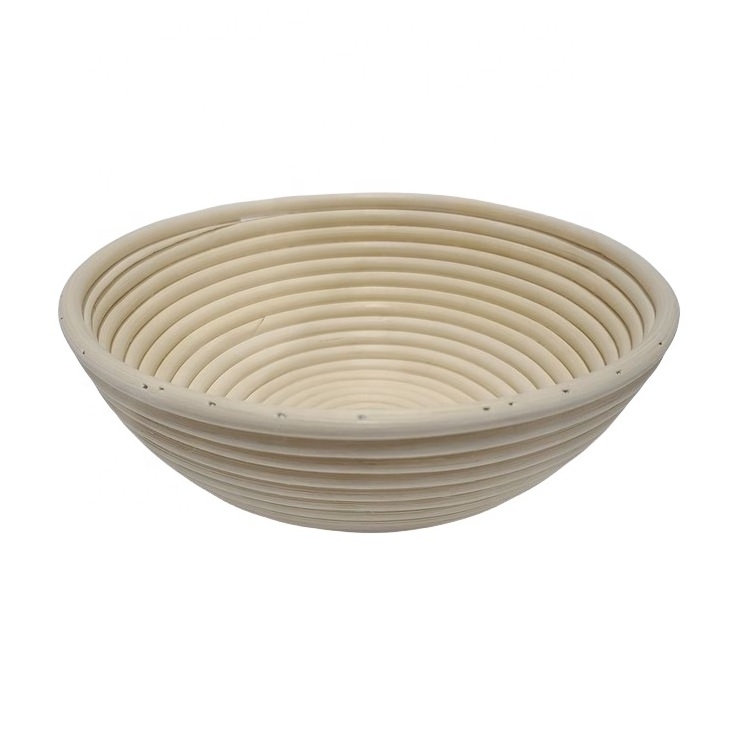 8 Inch  Round Natural Rattan Bread Proofing Basket woven proofing basket bread banneton rattan basket