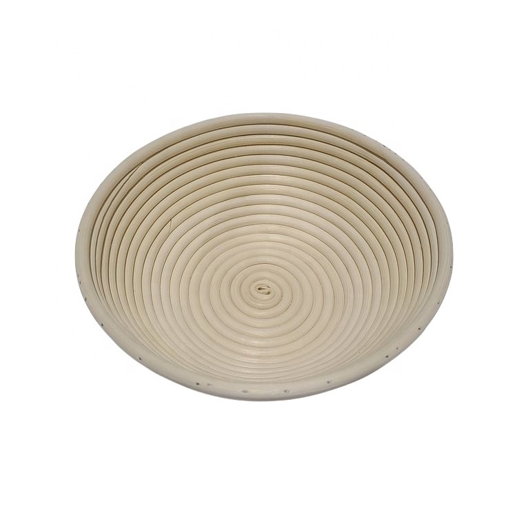 8 Inch  Round Natural Rattan Bread Proofing Basket woven proofing basket bread banneton rattan basket