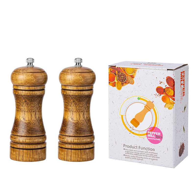 Manual Pepper Mill Adjustable Coarseness for Kitchen