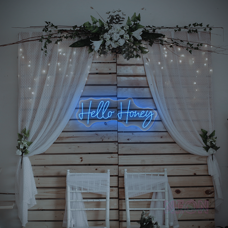 hello honey 60cm 3d used neon bar signs for sale