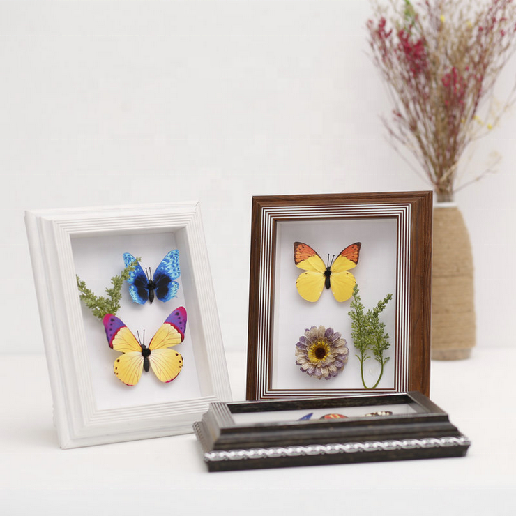 MDF Black or White shadow box photo picture frames made in China