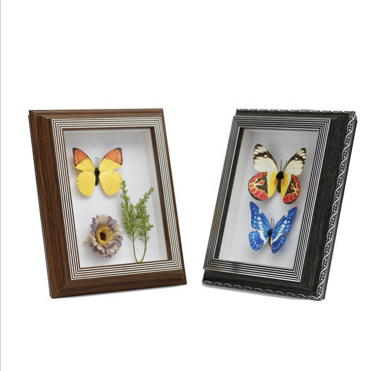 MDF Black or White shadow box photo picture frames made in China