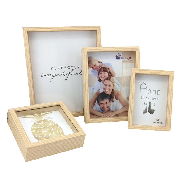 High Quality Custom Picture Photo Frame Wood Shadow Box Picture Frames Wholesale