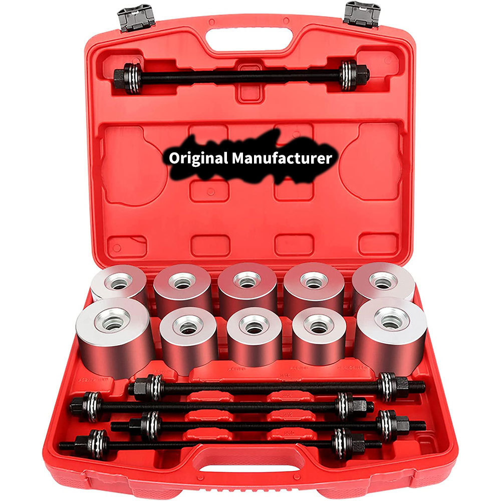 27pcs Universal Press Pull Sleeve Kit Bush Bearing Insertion Tool Set Repair Auto Tool Set KIT Box Customized Oem CRV 3 Years