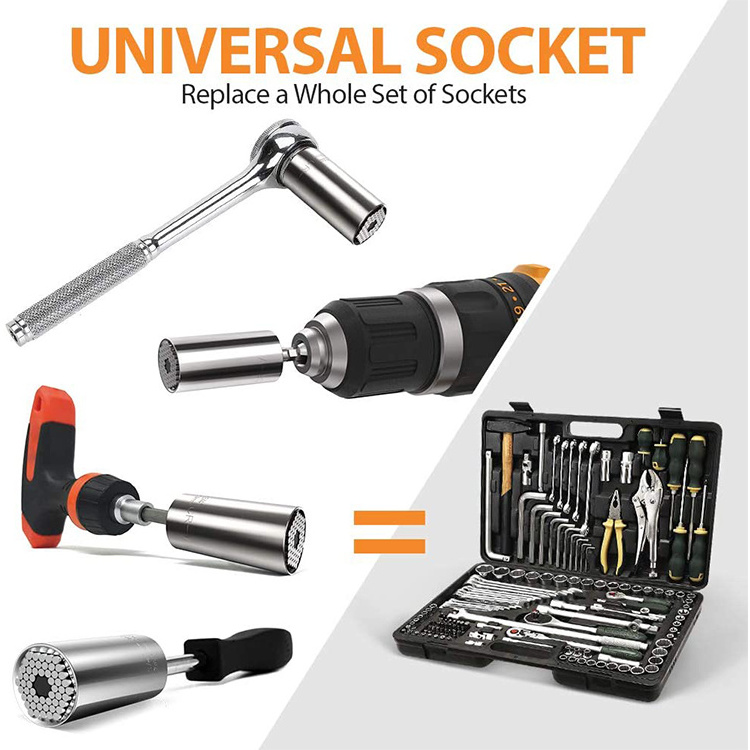 Manufacturer Hand Multi Tools Lightweight Quick Adjust Pliers Torque Universal Socket Wrench Torque Head Multifunctional