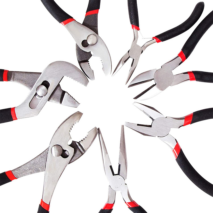 4 Pcs Combination Cutting Pliers Multitool Long Nose Multi Tool Plier Set