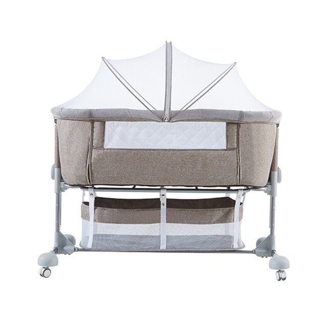 Cradle Baby Newborn Baby Cradle Foldable Swing Bed Bassinet Baby Sleep Bed With Mosquito Net