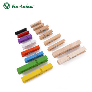 Wholesale Eco-Friendly Small Wooden Clips Clothes Pegs Pins Clothespins