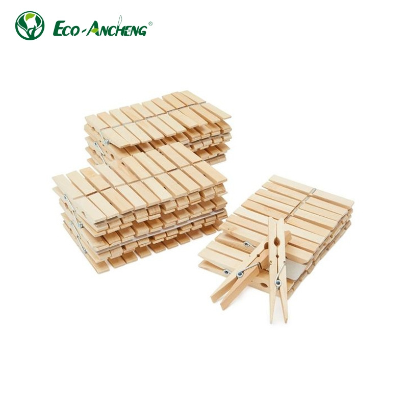 Wholesale Eco-Friendly Small Wooden Clips Clothes Pegs Pins Clothespins