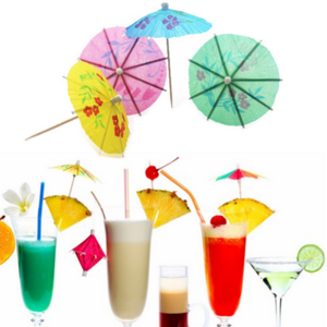 Wedding party decoration umbrella cocktail toothpicks