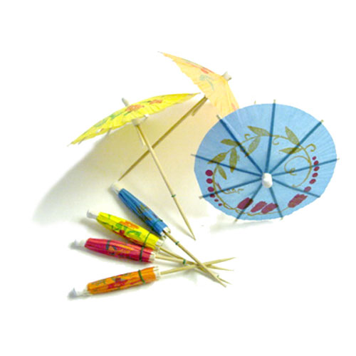 Wedding party decoration umbrella cocktail toothpicks