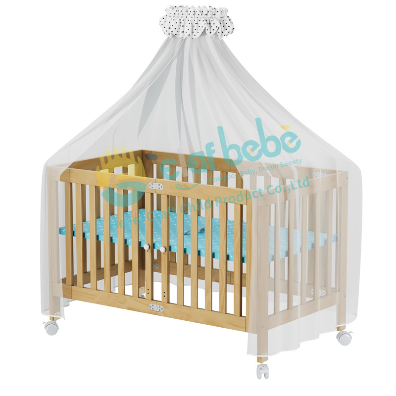 New Products Single Children Beds Babies Foldable Cots For Sale