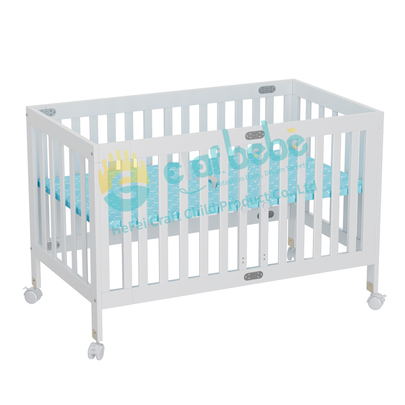 New Products Single Children Beds Babies Foldable Cots For Sale