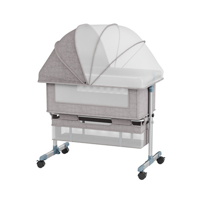 Hot Seller Fold-able Bedside Crib multi-functional Baby Bassinet 3 in 1 Comfortable Beside Cot Baby