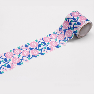 Hot Sell Eco-friendly Custom Washi Tape Printing Drawing Water Activated Adhesive Die Cut Washi Tape